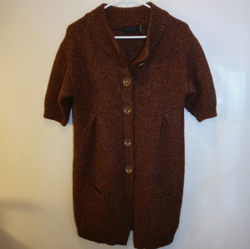 The Limited Brown Sweater Dress Medium